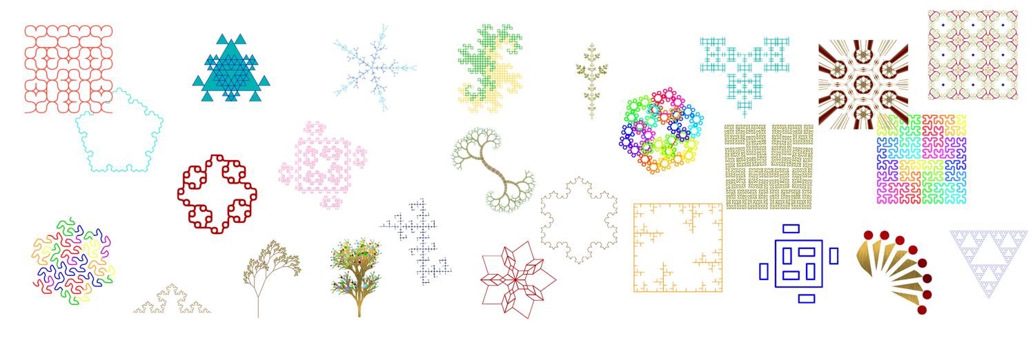 An assortment of fractals